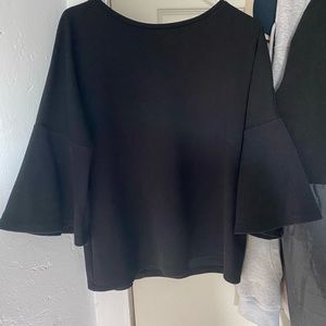 Women’s flare sleeve work blouse